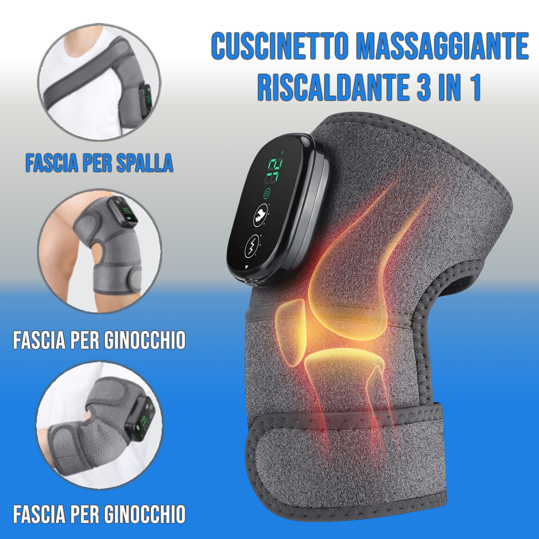 Fascia Termica e Massaggiante 3 in 1