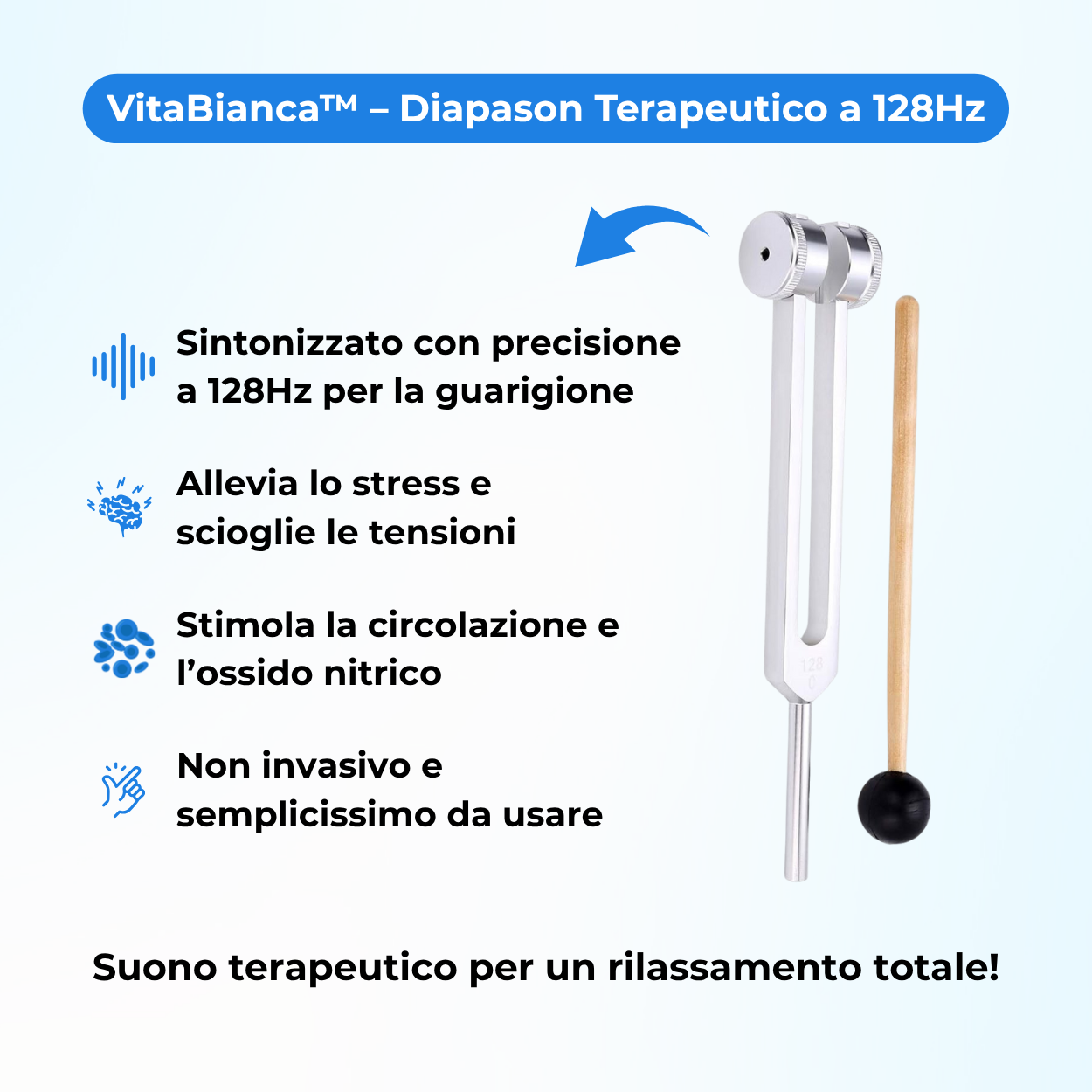 VitaBianca™ – Diapason Terapeutico a 128Hz