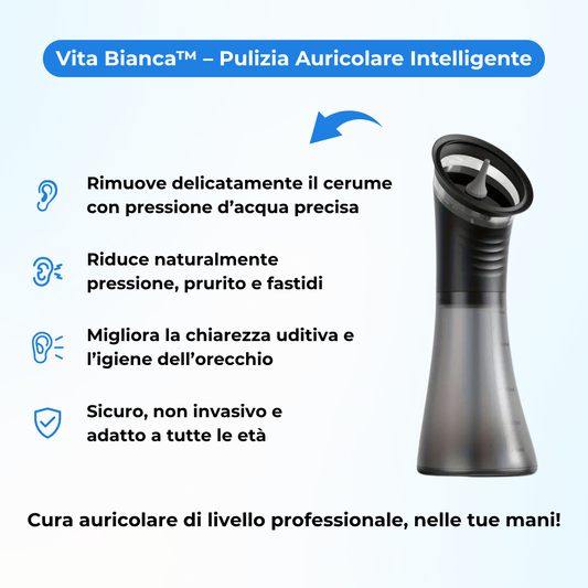 Vita Bianca™ – Pulizia Auricolare Intelligente